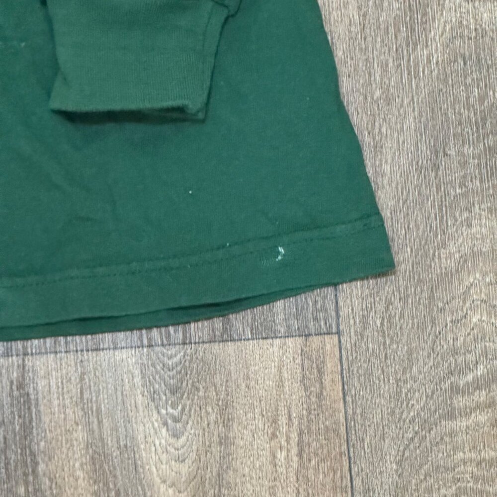 VTG Michigan State University Sweatshirt Men's Medium Green Rollneck 90s Savvy - Picture 8 of 11